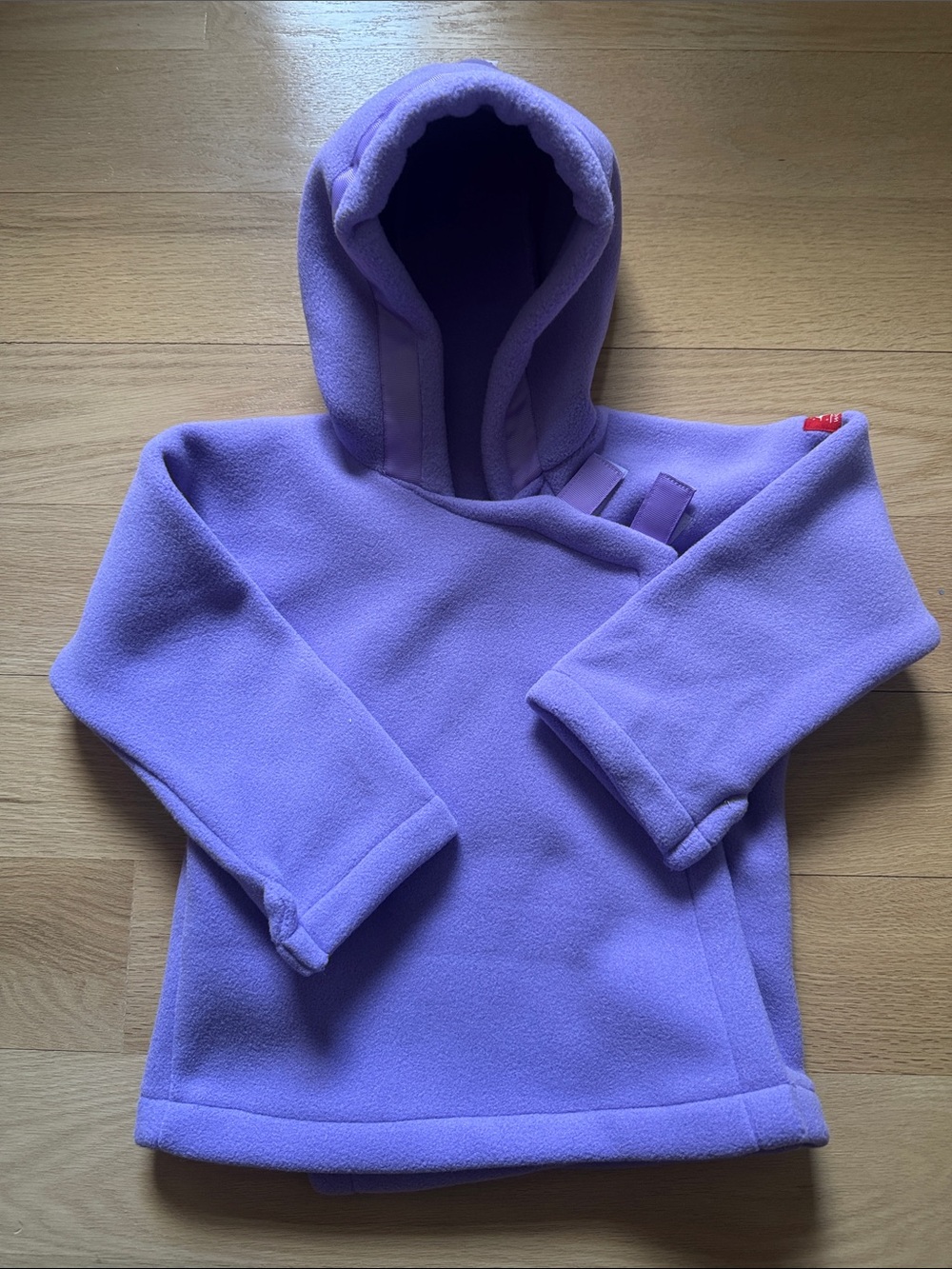 Children's Lavender Fleece Hooded Pullover